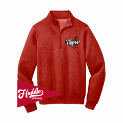 4937 PORT UNISEX ¼ ZIP CENTRAL-OHIO-TIGERS-FR
