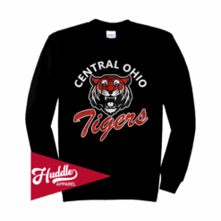 4937 PORT UNISEX CREW SWEATSHIRT CENTRAL-OHIO-TIGERS-FR