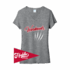 4943 PORT WOMENS V-NECK T-SHIRT WARHAWKS-FR
