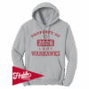 4943 PORT UNISEX HOODY WARHAWKS-FR