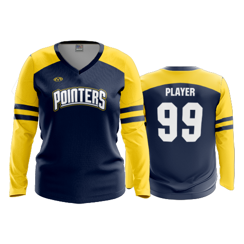 4967 WOMENS V NECK LONGSLEEVE SOUTH-POINT-SPIRIT