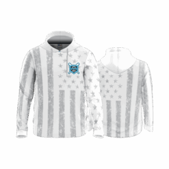 2527 UNISEX QUARTER LONG ZIP GHOST HOODY