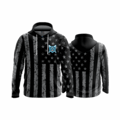 2527 UNISEX QUARTER LONG ZIP GHOST HOODY