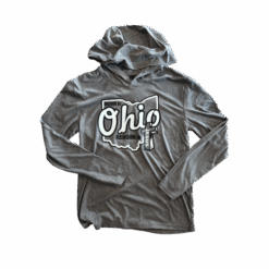 OHIO BORN HOODY GRAY
