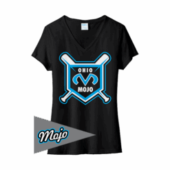 4973 PORT WOMENS V-NECK T-SHIRT OHIO-MOJO-FR