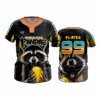 3631 WOMENS NO BUTTON SCOOP NECK TRASH-PANDAS-1