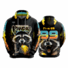 3631 UNISEX FLEECE HOODY TRASH-PANDAS-1