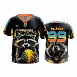 3631 MENS 2-BUTTON SCOOP NECK LYCRA MESH TRASH-PANDAS-1