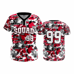 3486 WOMENS 2-BUTTON SCOOP NECK LYCRA MESH SQUAD-1