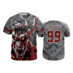 4994 MENS FULL BUTTON DOWN MAROON-MONSTERS-2