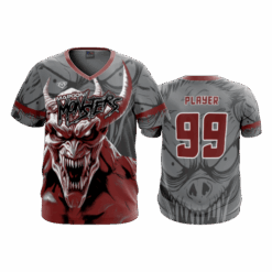 4994 MENS SPORT V NECK MAROON-MONSTERS-2