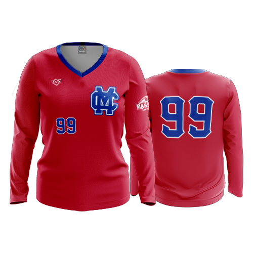 WOMENS V-NECK LONGSLEEVE MASSIE-FALCONS-2