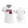 5010 WOMENS SPIRIT CREW NECK PINK-LADY-LEOPARDS-1