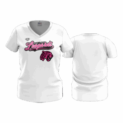 5010 WOMENS SPIRIT CREW NECK PINK-LADY-LEOPARDS-1