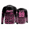 5010 MENS SPORT CREW NECK LONGSLEEVE PINK-LADY-LEOPARDS-1