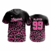 5010 MENS SPORT V-NECK PINK-LADY-LEOPARDS-1