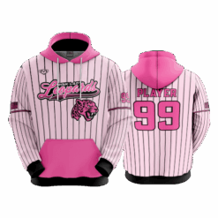 5010 UNISEX FLEECE HOODY PINK-LADY-LEOPARDS-2