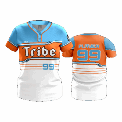 WOMENS 2-BUTTON SCOOP NECK LYCRA MESH TRIBE-2