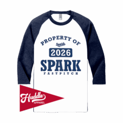 4996 DISTRICT ¾ RAGLAN SLEEVE WV-SPARK-FR