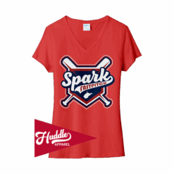 4996 PORT WOMENS V-NECK T-SHIRT WV-SPARK-FR