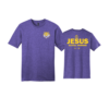 TIGER JESUS VINTAGE PURPLE TSHIRT F/B