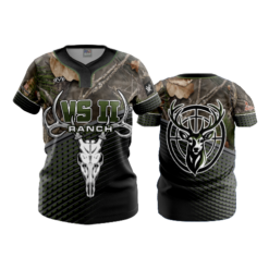 WOMENS NO BUTTON SCOOP NECK VS-RANCH-2