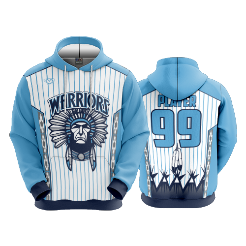 UNISEX FLEECE HOODY WARRIORS-BASEBALL-2