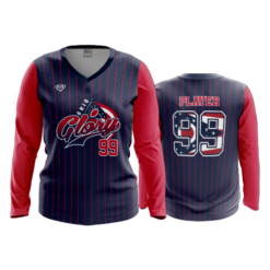 WOMENS V-NECK LONGSLEEVE OHIO-GLORY-1