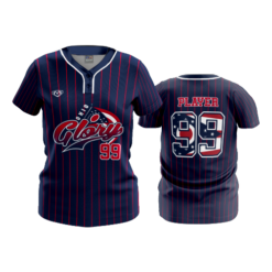 WOMENS 2-BUTTON SCOOP NECK LYCRA MESH OHIO-GLORY-1