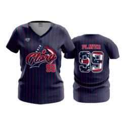 WOMENS V-NECK OHIO-GLORY-1