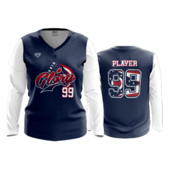 WOMENS V-NECK LONGSLEEVE OHIO-GLORY-4