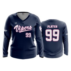 WOMENS V-NECK LONGSLEEVE GC-VIPERS-2026-1