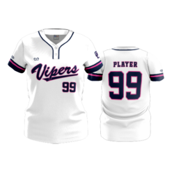 WOMENS 2-BUTTON SCOOP NECK LYCRA MESH GC-VIPERS-2026-2