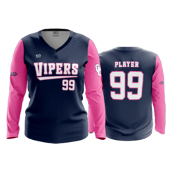 WOMENS V-NECK LONGSLEEVE GC-VIPERS-2026-3