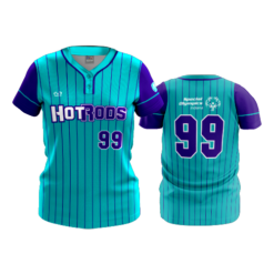 WOMENS 2-BUTTON SCOOP NECK LYCRA MESH HOT-RODS-1