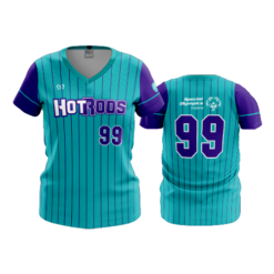 WOMENS V-NECK HOT-RODS-1