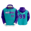UNISEX FLEECE HOODY HOT-RODS-1