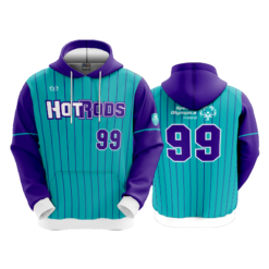 UNISEX FLEECE HOODY HOT-RODS-1