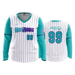 WOMENS V-NECK LONGSLEEVE HOT-RODS-2