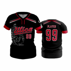 WOMENS 2-BUTTON SCOOP NECK LYCRA MESH UTICA-MS-FASTPITCH-1