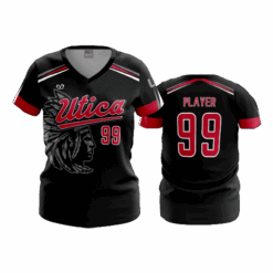 WOMENS V-NECK UTICA-MS-FASTPITCH-1