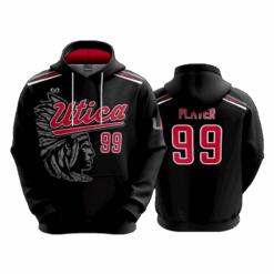 UNISEX FLEECE HOODY UTICA-MS-FASTPITCH-1