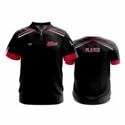 UNISEX 1/4 ZIP MICRO FIBER SHORT SLEEVE UTICA-MS-FASTPITCH-1