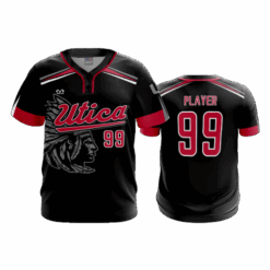 MENS 2-BUTTON SCOOP NECK LYCRA MESH UTICA-MS-FASTPITCH-1