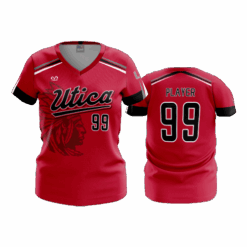 WOMENS V-NECK UTICA-MS-FASTPITCH-2