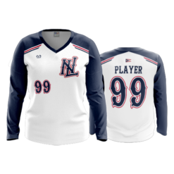 WOMENS V-NECK LONGSLEEVE NEXT-LEVEL-MINOR-1