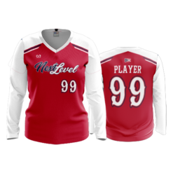 WOMENS V-NECK LONGSLEEVE NEXT-LEVEL-MINOR-3