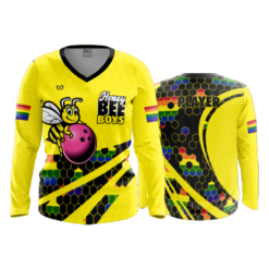 WOMENS V-NECK LONGSLEEVE HONEY-BEE-BOYS