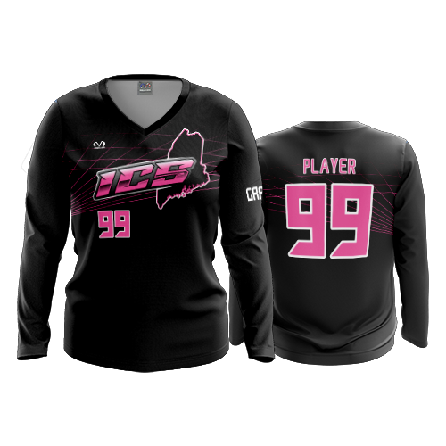 WOMENS V-NECK LONGSLEEVE ICS-1