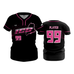 WOMENS 2-BUTTON SCOOP NECK LYCRA MESH ICS-1